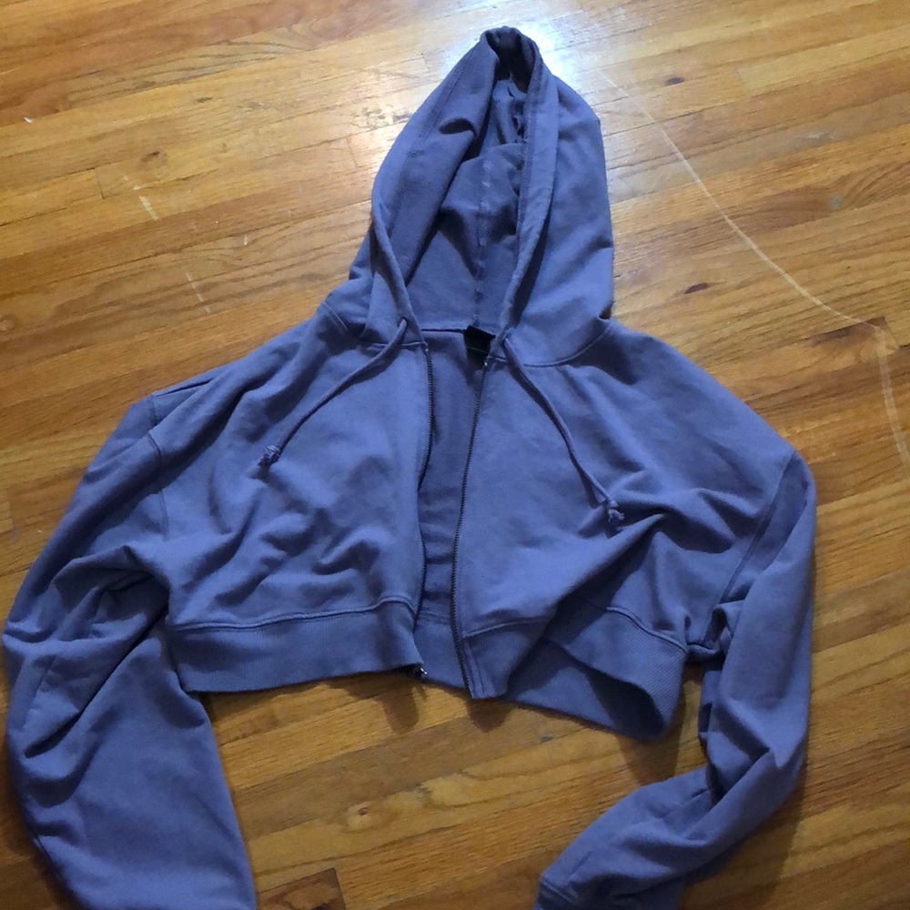 Lavender zipped sweater